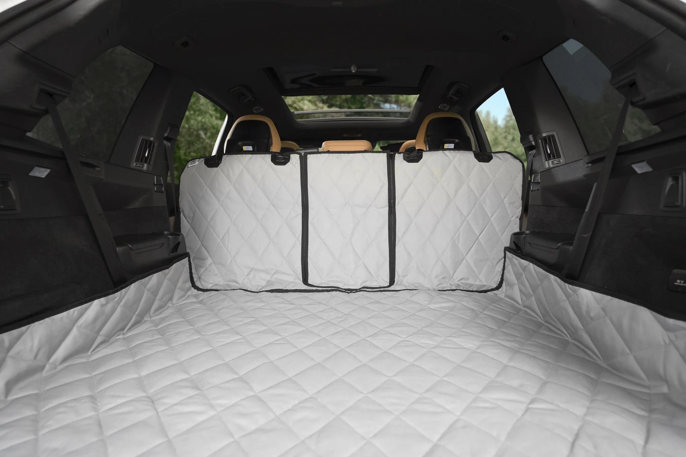 Plush Paws Products Waterproof Cargo Liner with Bumper and Side Panels