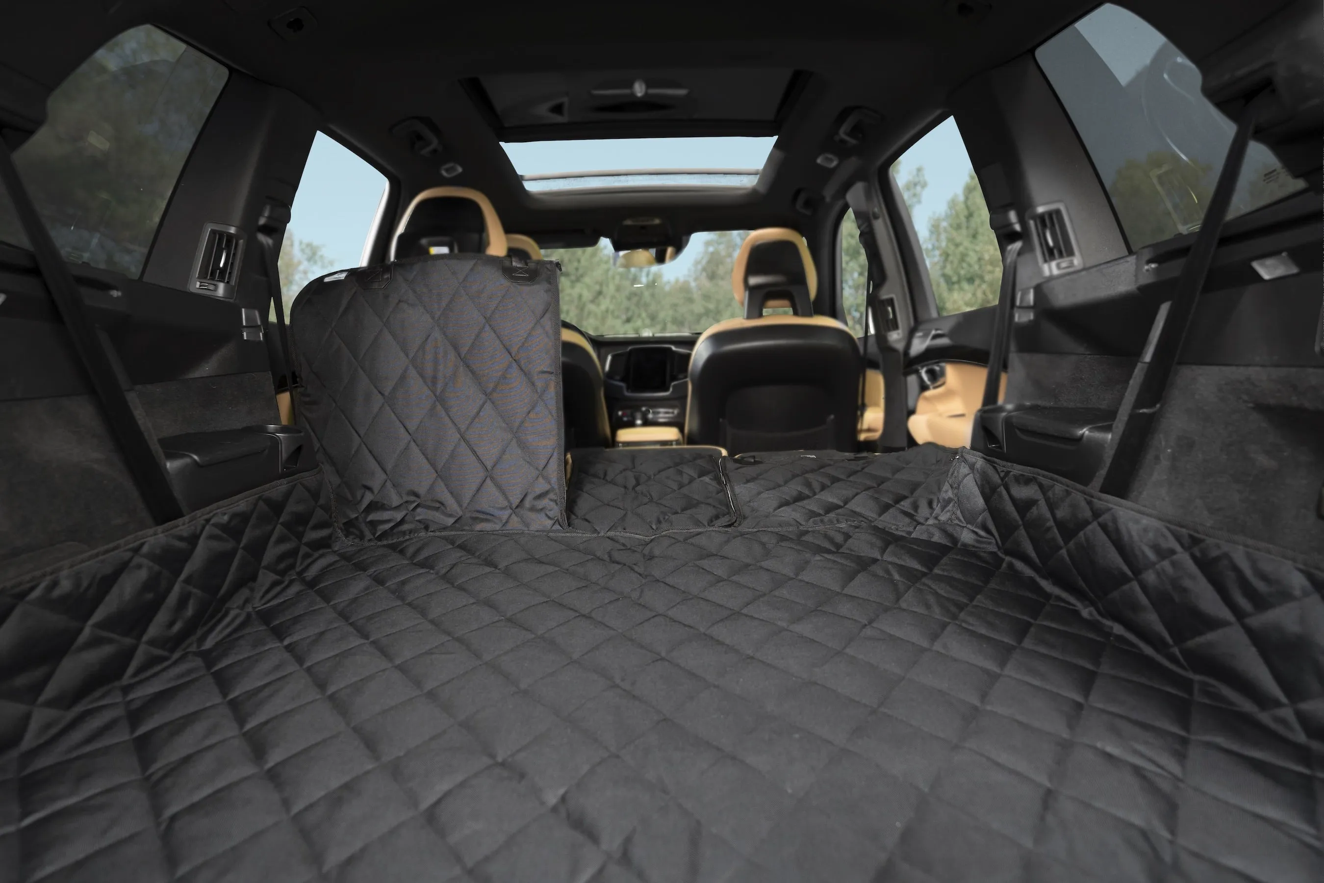 Plush Paws Products Waterproof Cargo Liner with Bumper and Side Panels
