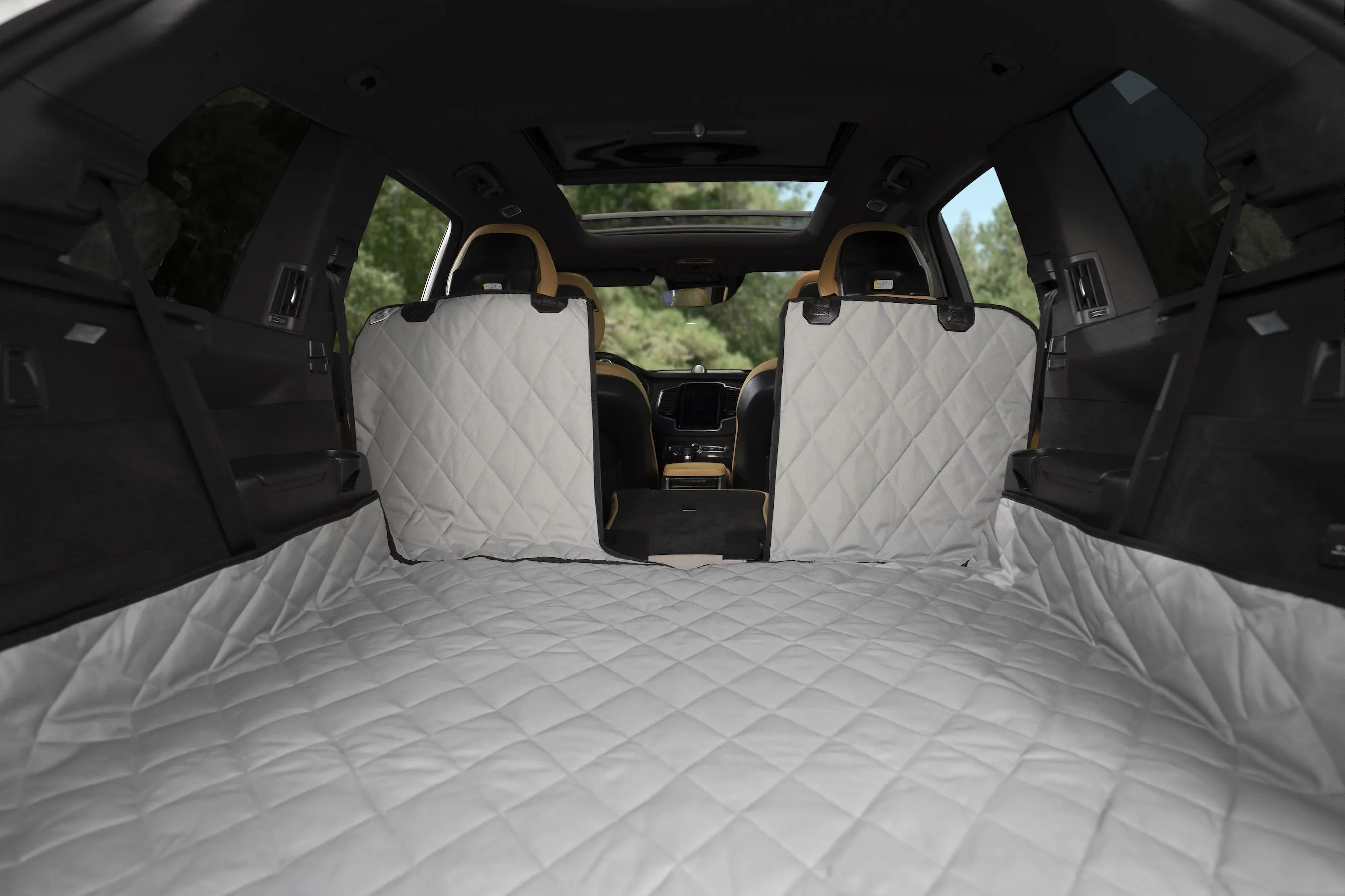 Plush Paws Products Waterproof Cargo Liner with Bumper and Side Panels