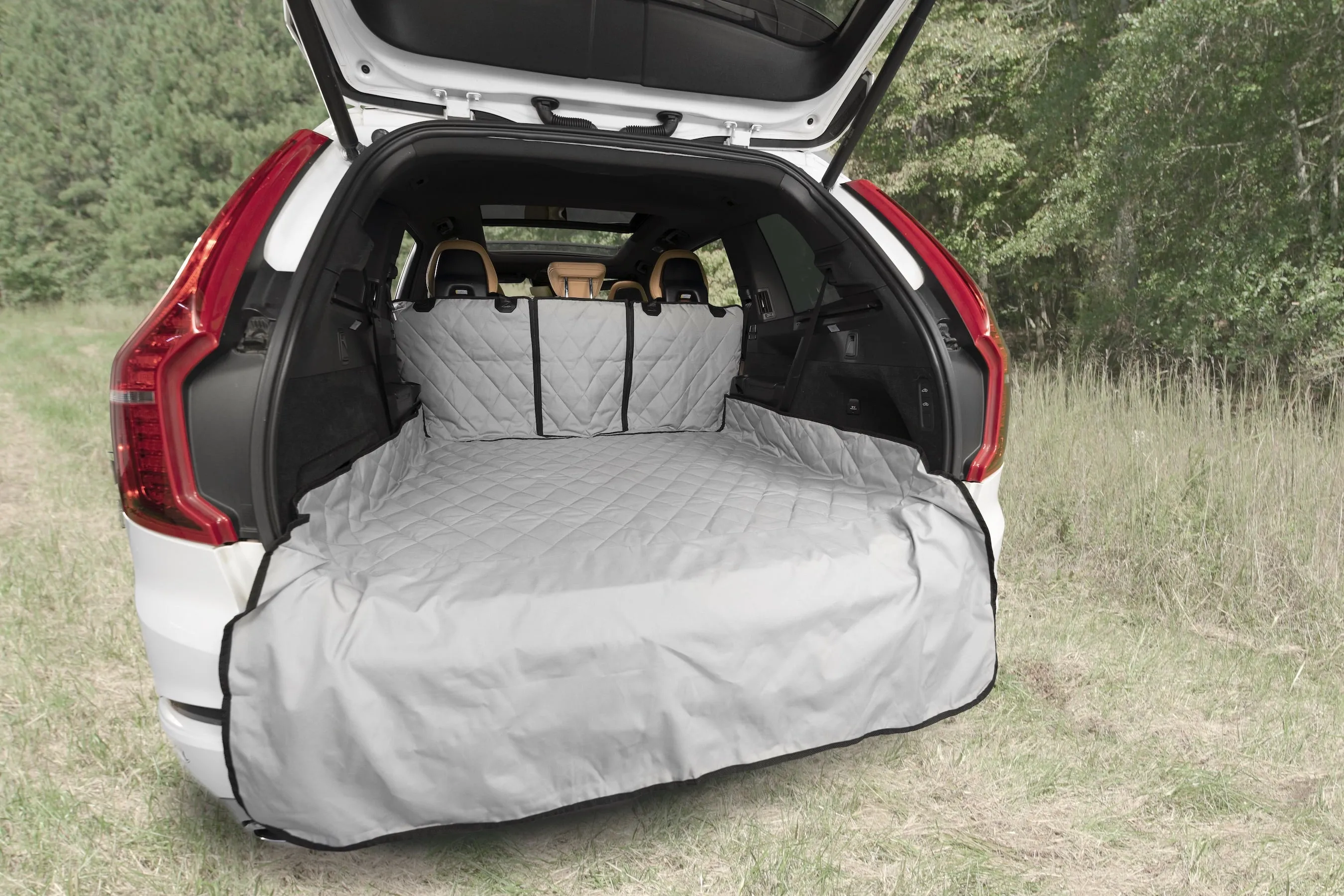 Plush Paws Products Waterproof Cargo Liner with Bumper and Side Panels