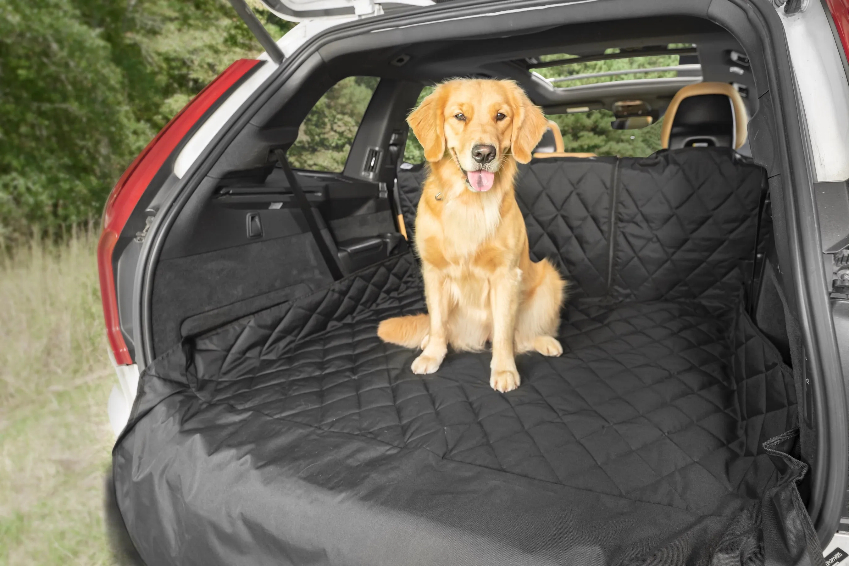Plush Paws Products Waterproof Cargo Liner with Bumper and Side Panels