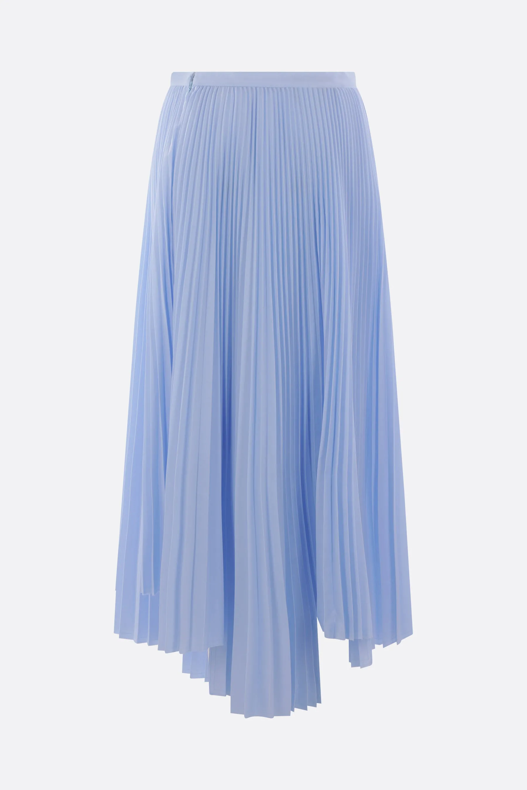 poplin pleated skirt