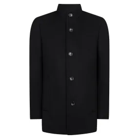 Remus Uomo 90374 00 Black Jonah Overcoat
