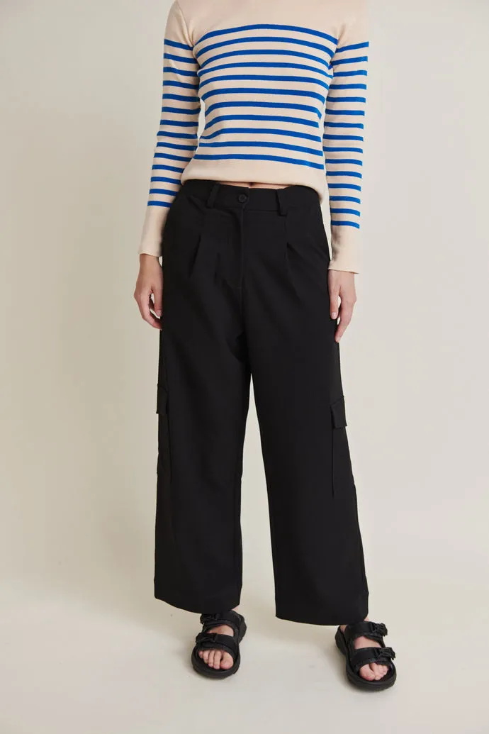 Sage Cargo Pants - Black - Basic Apparel