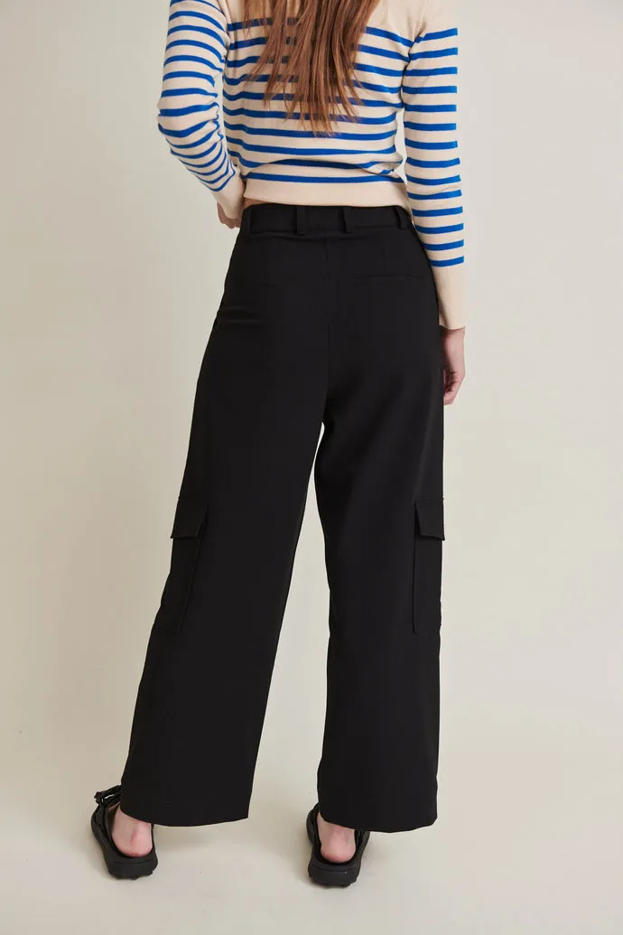 Sage Cargo Pants - Black - Basic Apparel