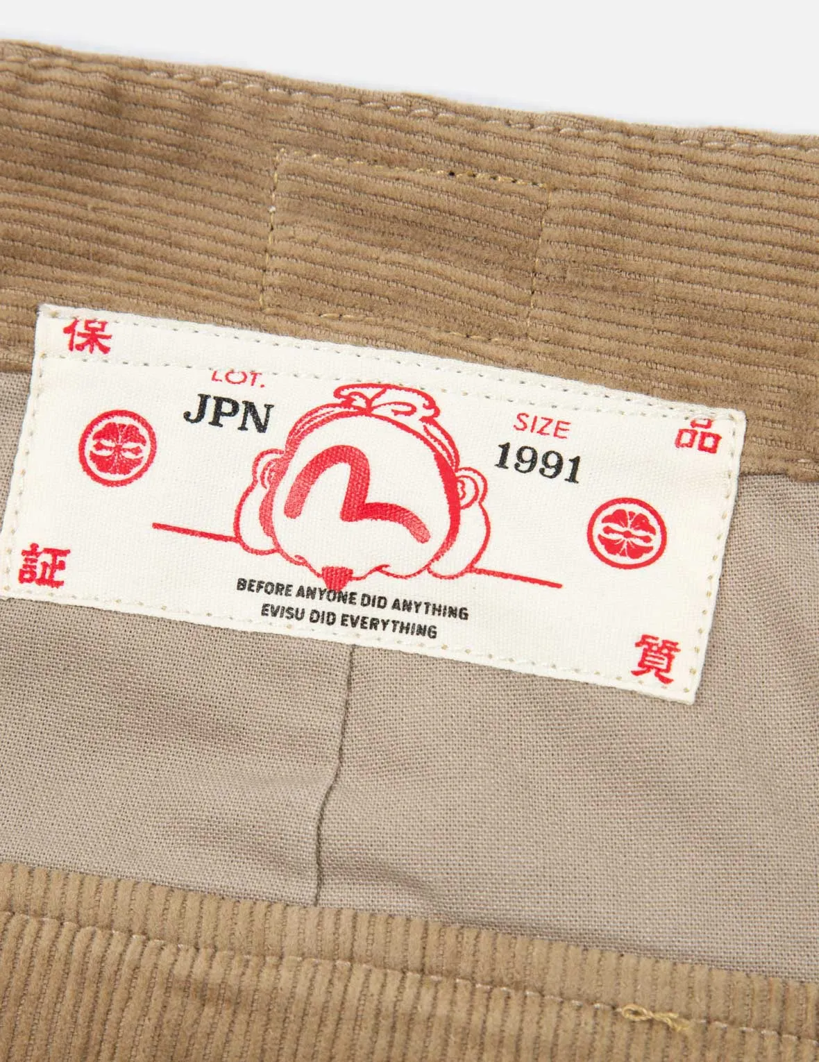Seagull and Logo Embroidery Cargo Pants