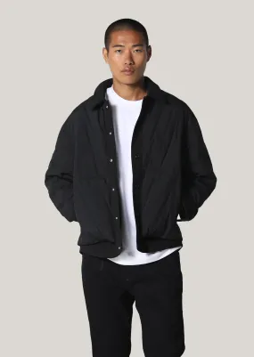 Shuttleworth Black Cropped Sleeve Jacket