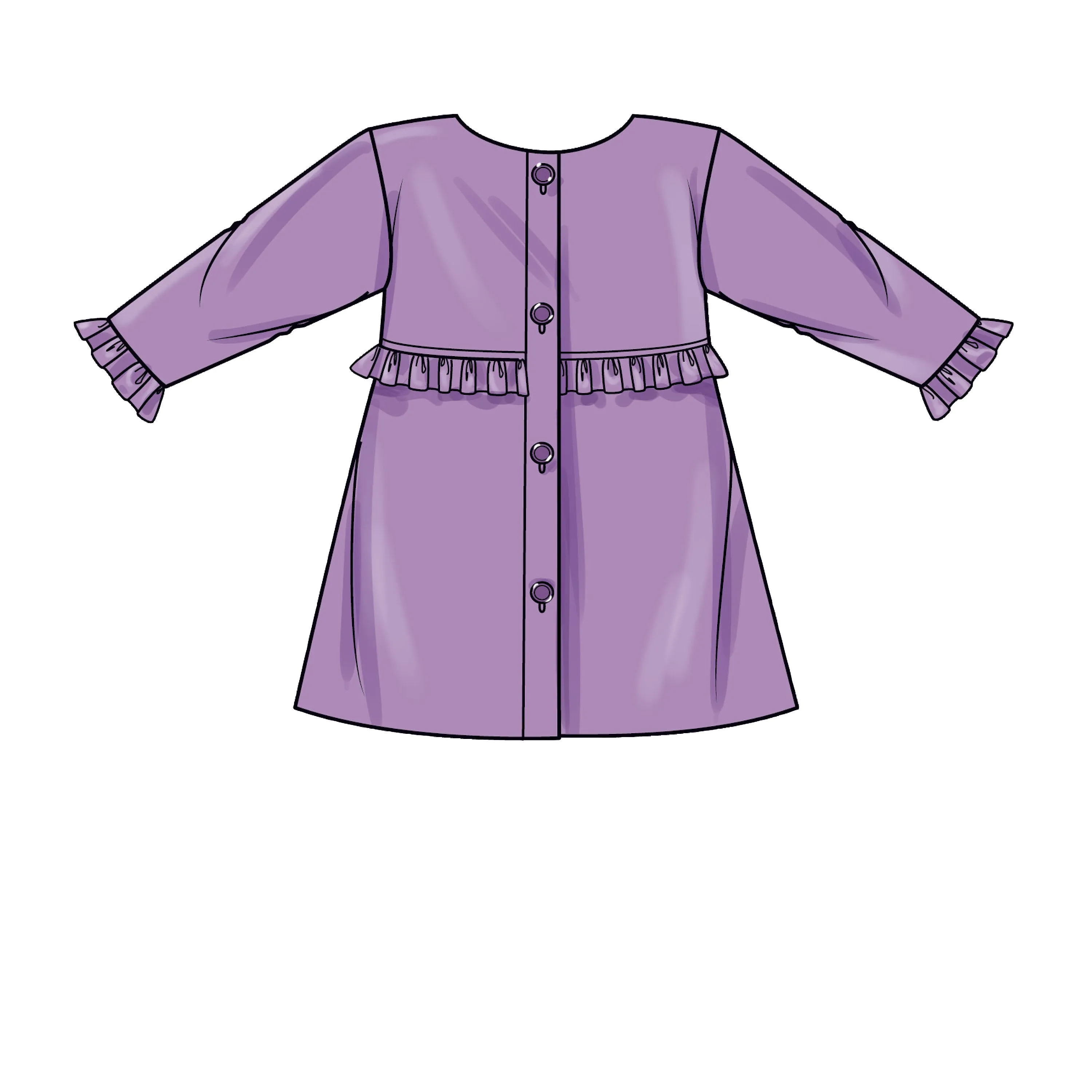 Simplicity Sewing Pattern 9461 Children's Coat