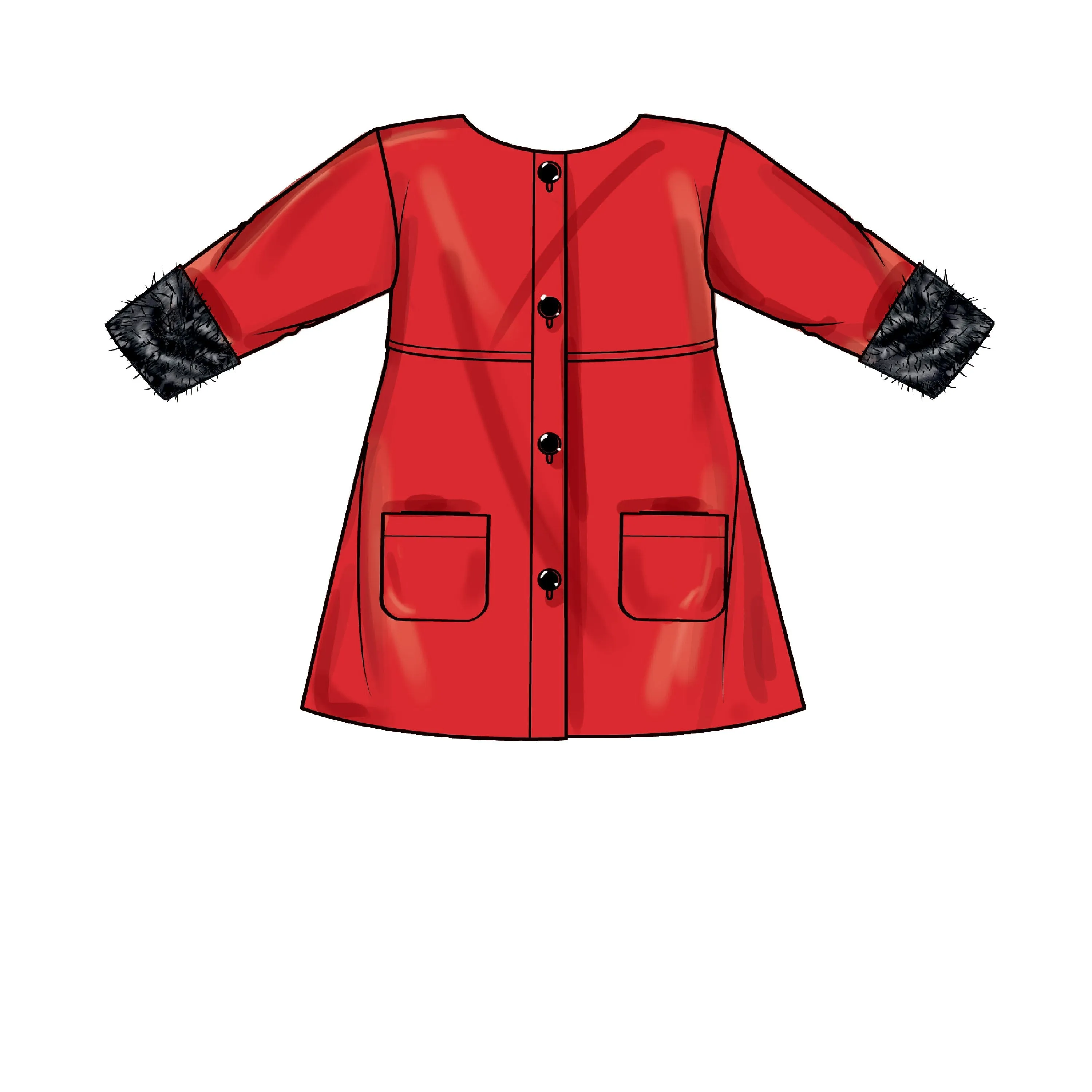 Simplicity Sewing Pattern 9461 Children's Coat