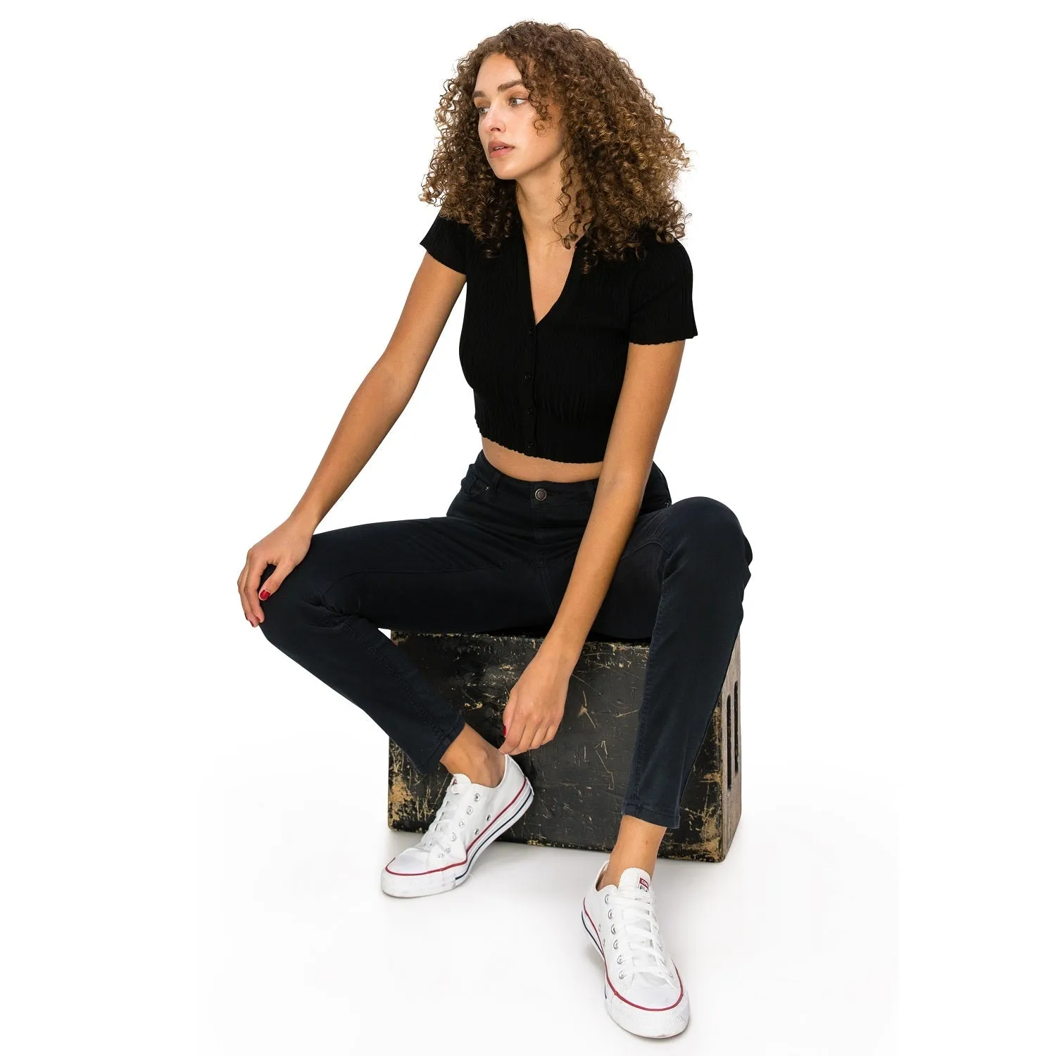 Soft Stretchy High Rise The Everyday Skinny Jeans - Navy