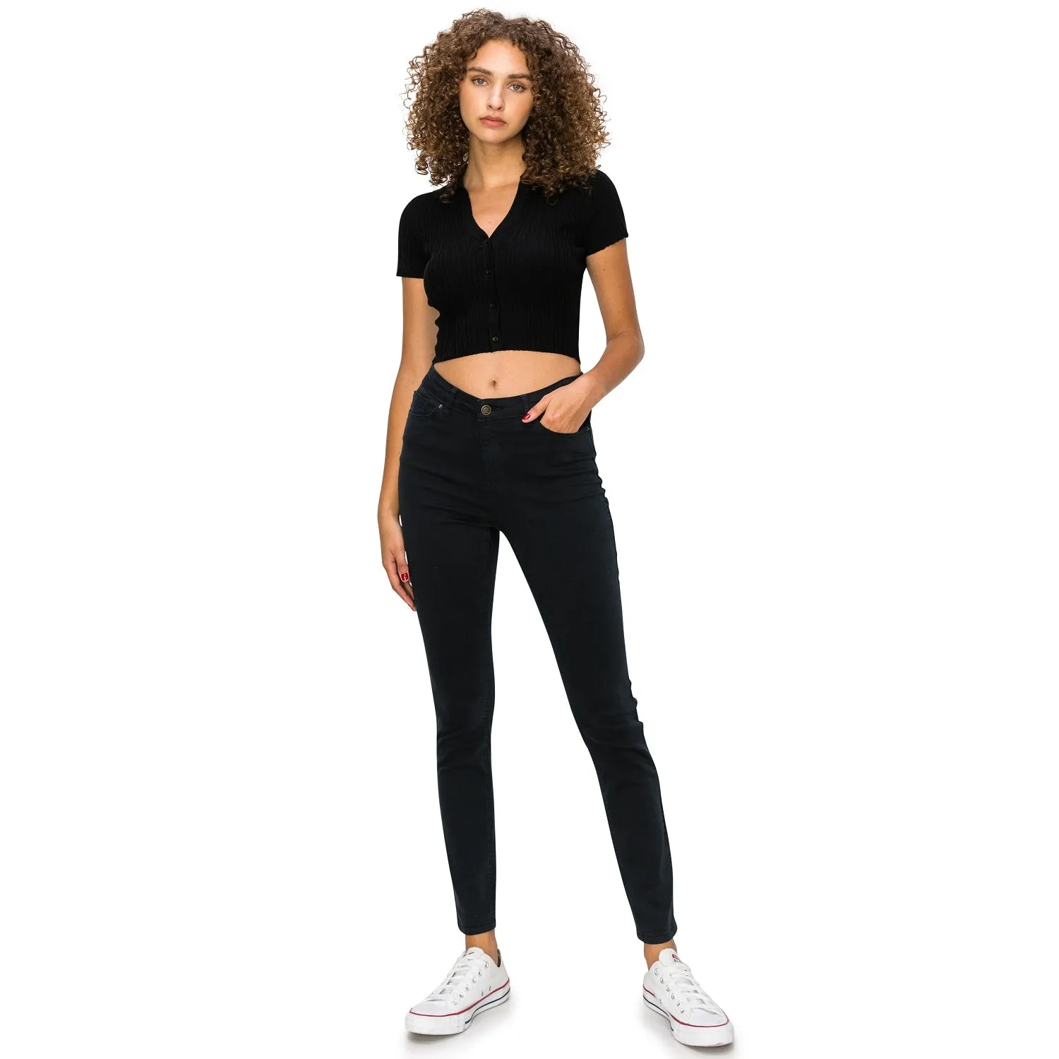 Soft Stretchy High Rise The Everyday Skinny Jeans - Navy