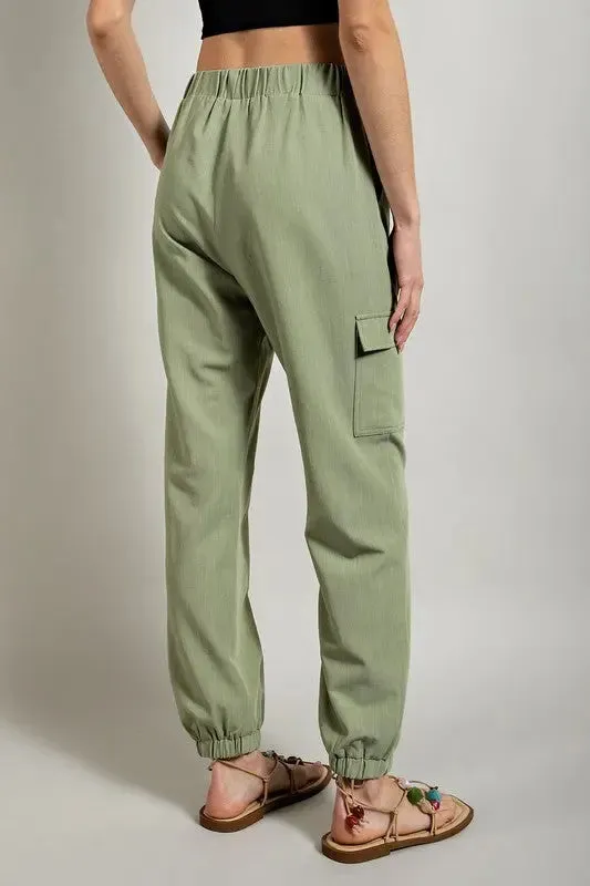 Soft Utility Jogger with Functional Pocket