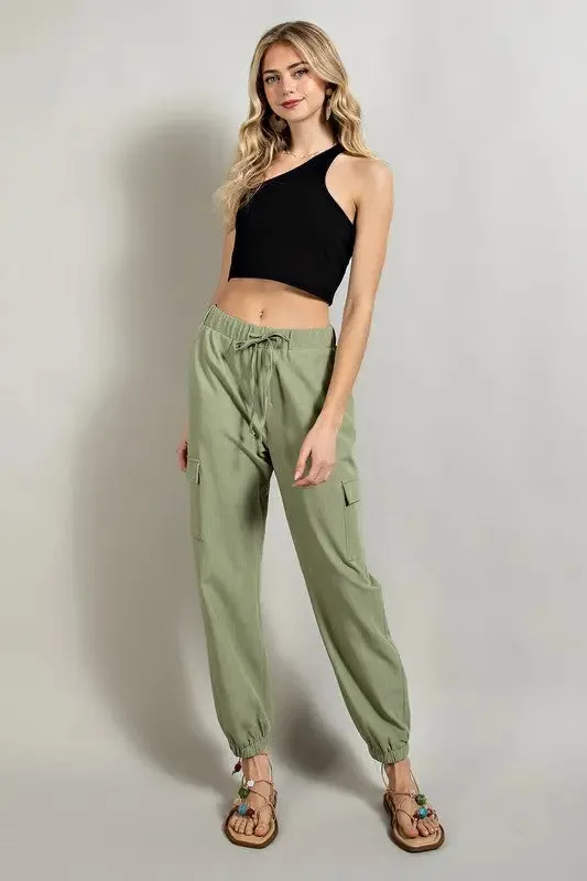Soft Utility Jogger with Functional Pocket