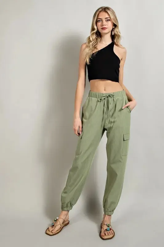Soft Utility Jogger with Functional Pocket