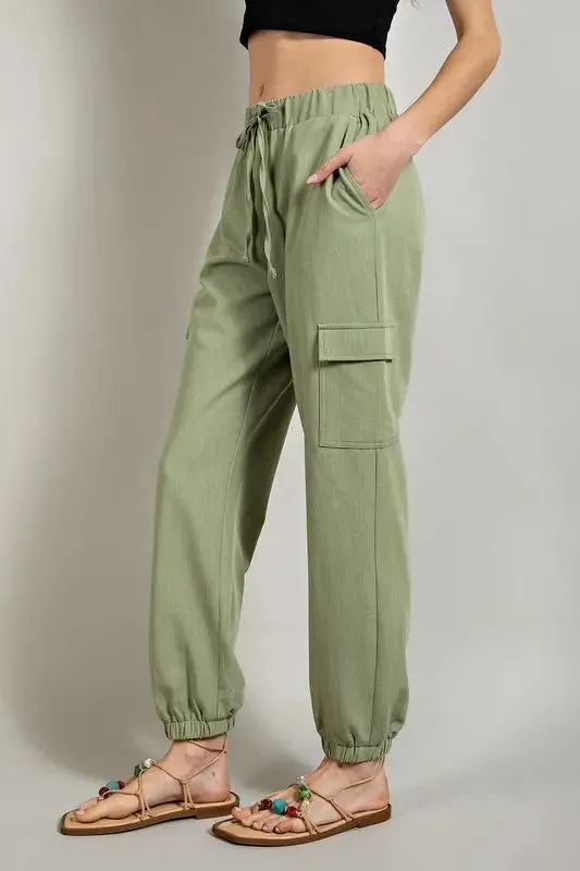 Soft Utility Jogger with Functional Pocket