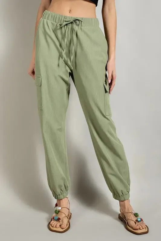 Soft Utility Jogger with Functional Pocket