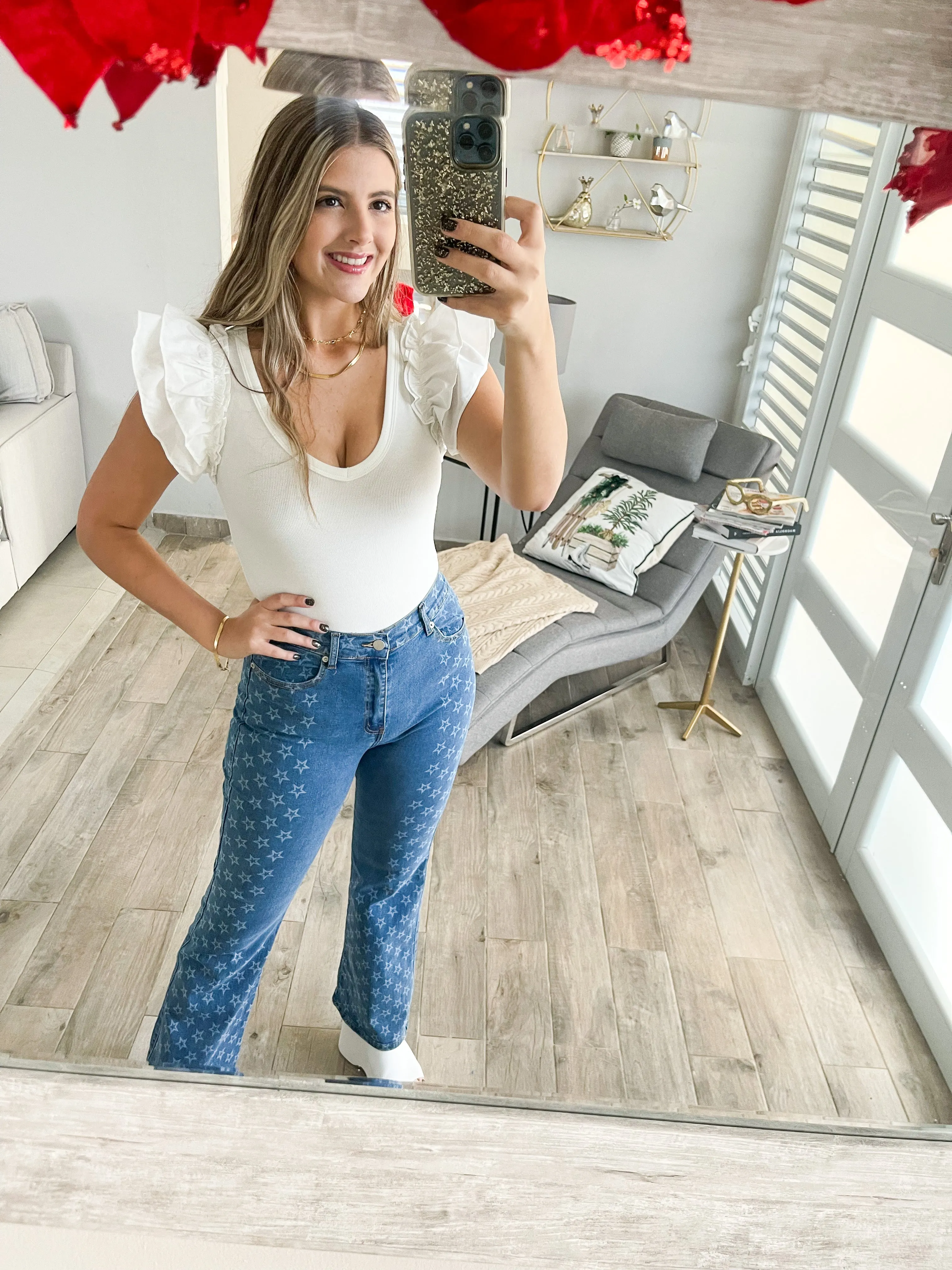 STAR FLARE JEANS
