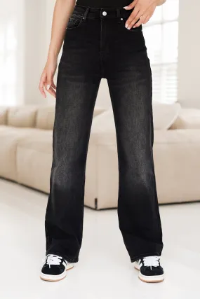 Straight leg jeans zwart - Zola