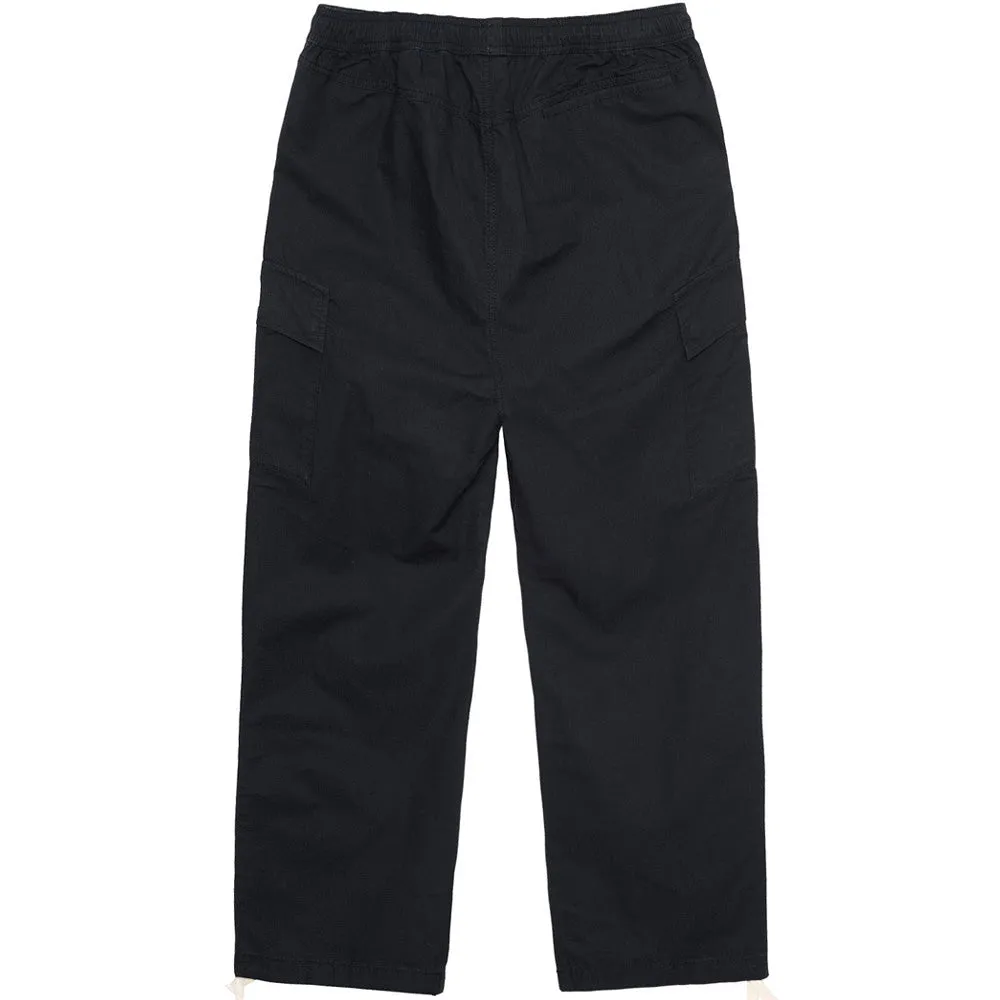 STÜSSY RIPSTOP CARGO BEACH PANT // BLACK
