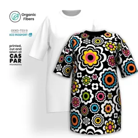 SUGAR BLOOM - T-shirt dress (organic cotton)