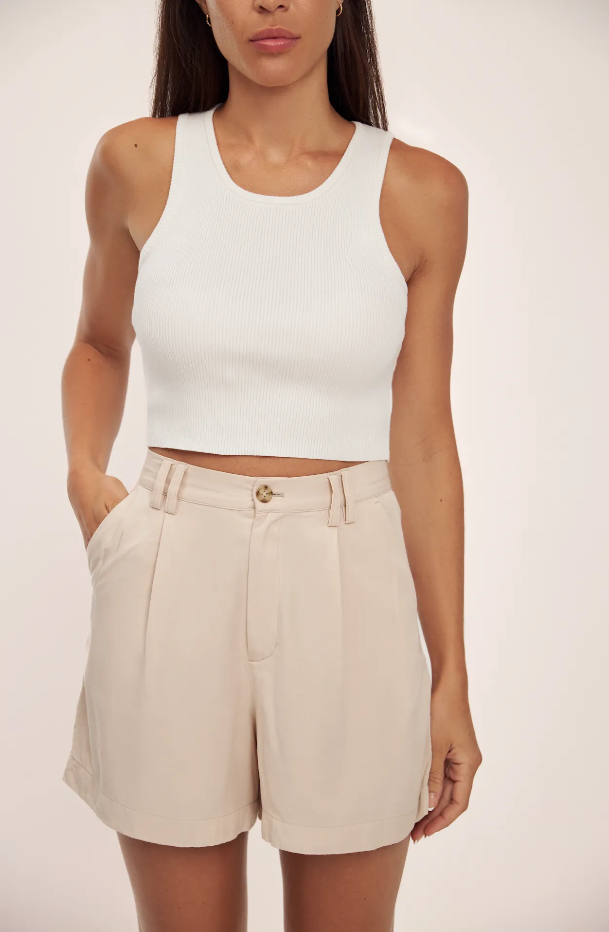 The Thea Shorts - Oatmeal