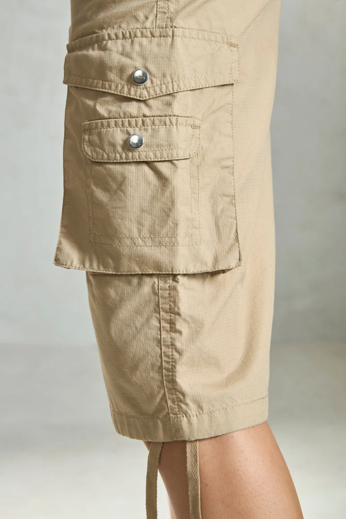 Tirzah|Luxe Cotton Cargo Jorts