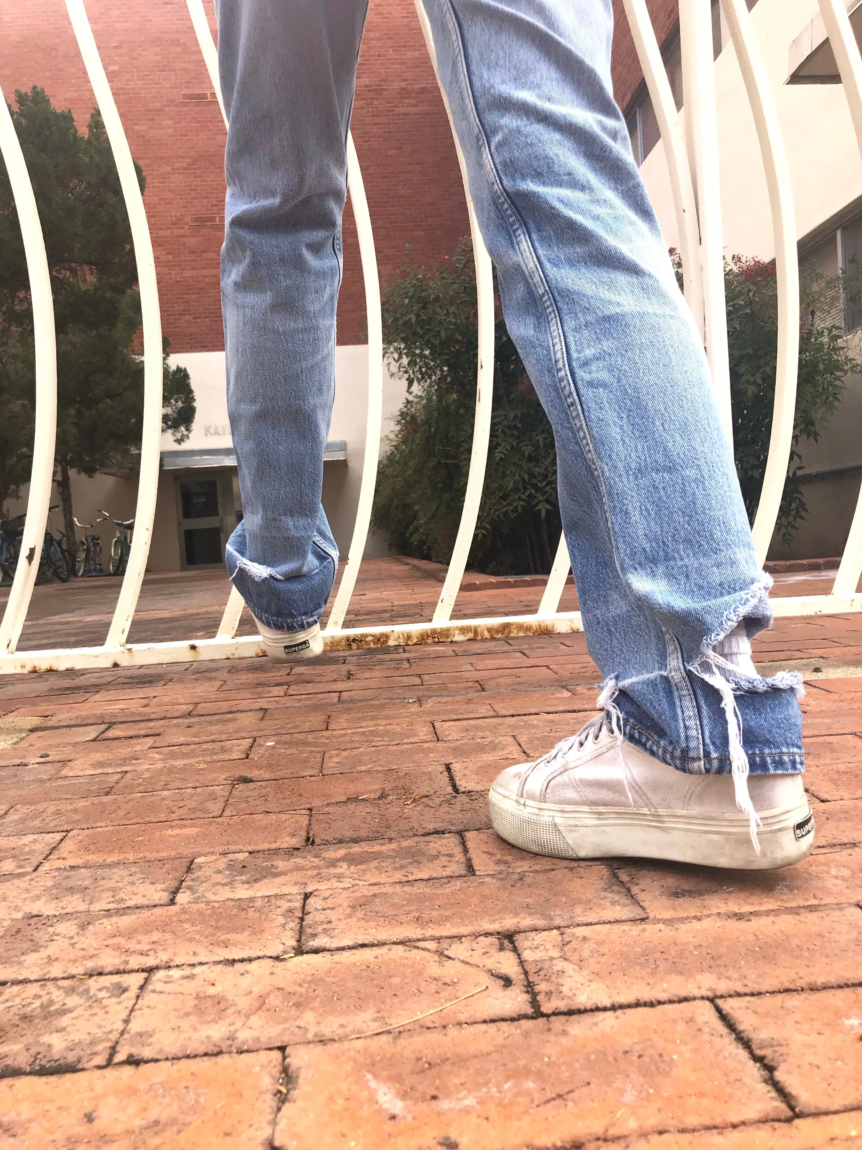 Torn Ankle Levis
