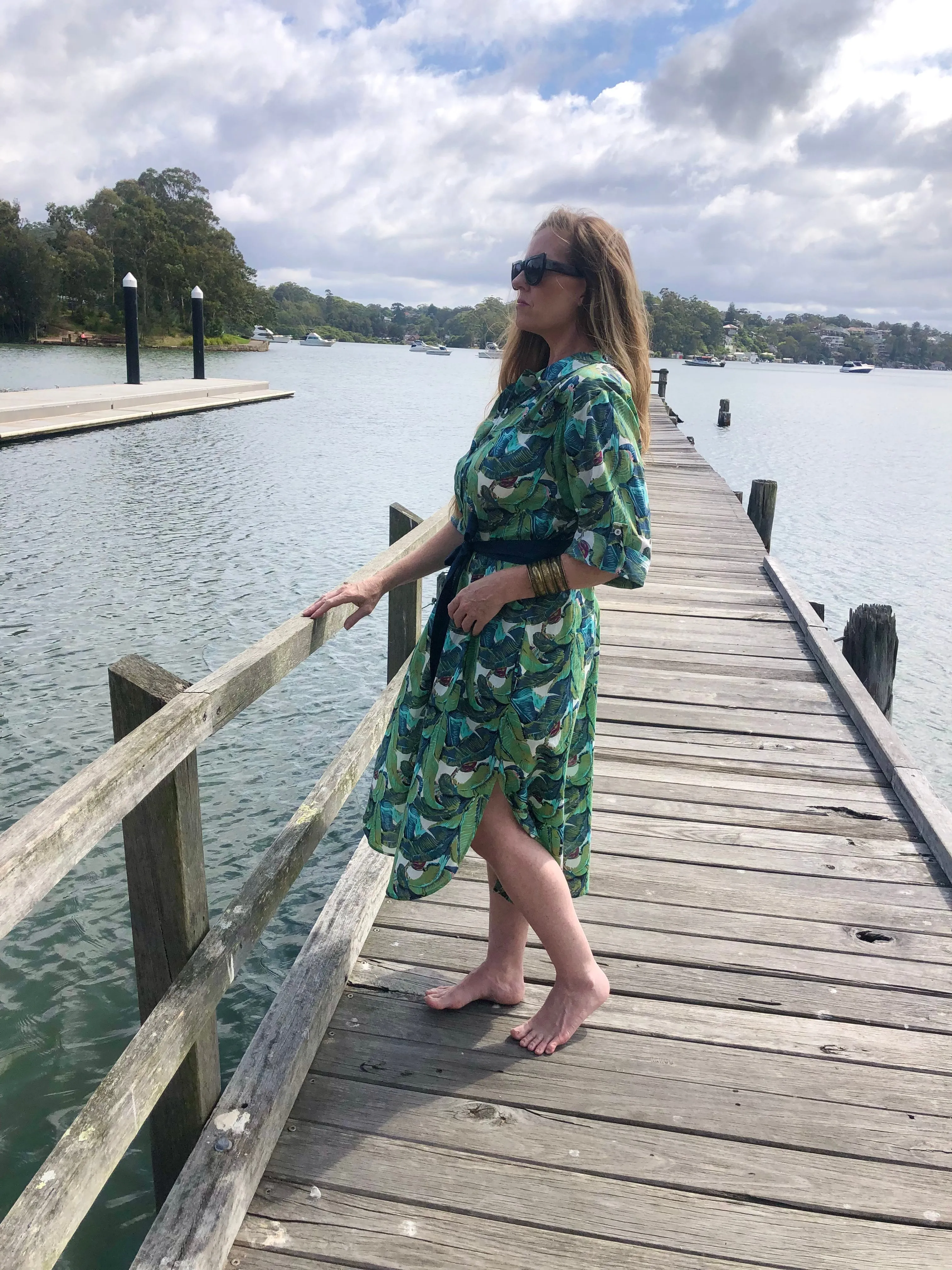 Tropical Shirt Dress