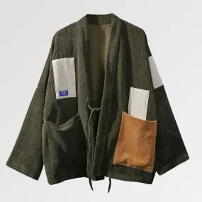 Velvet Kimono Jacket 'Akidori'