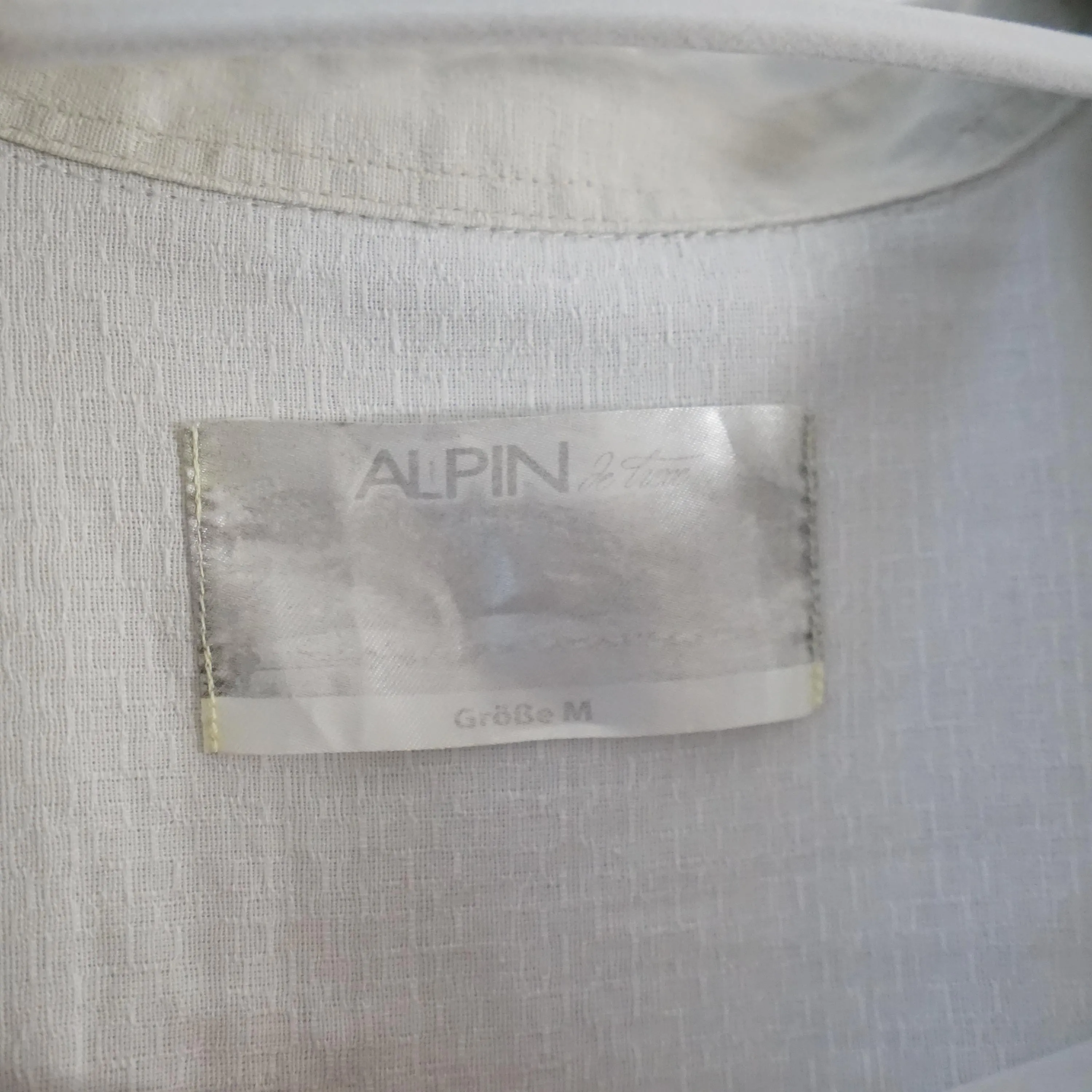 Vintage cotton embroidery shirt size L