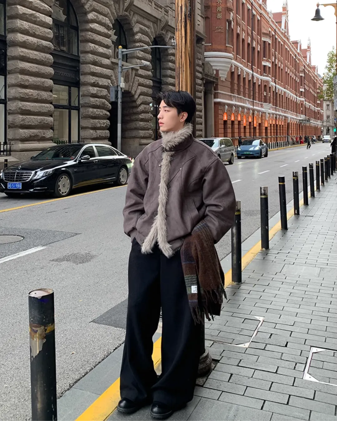 Vintage Fur Collar Jacket OYC0109