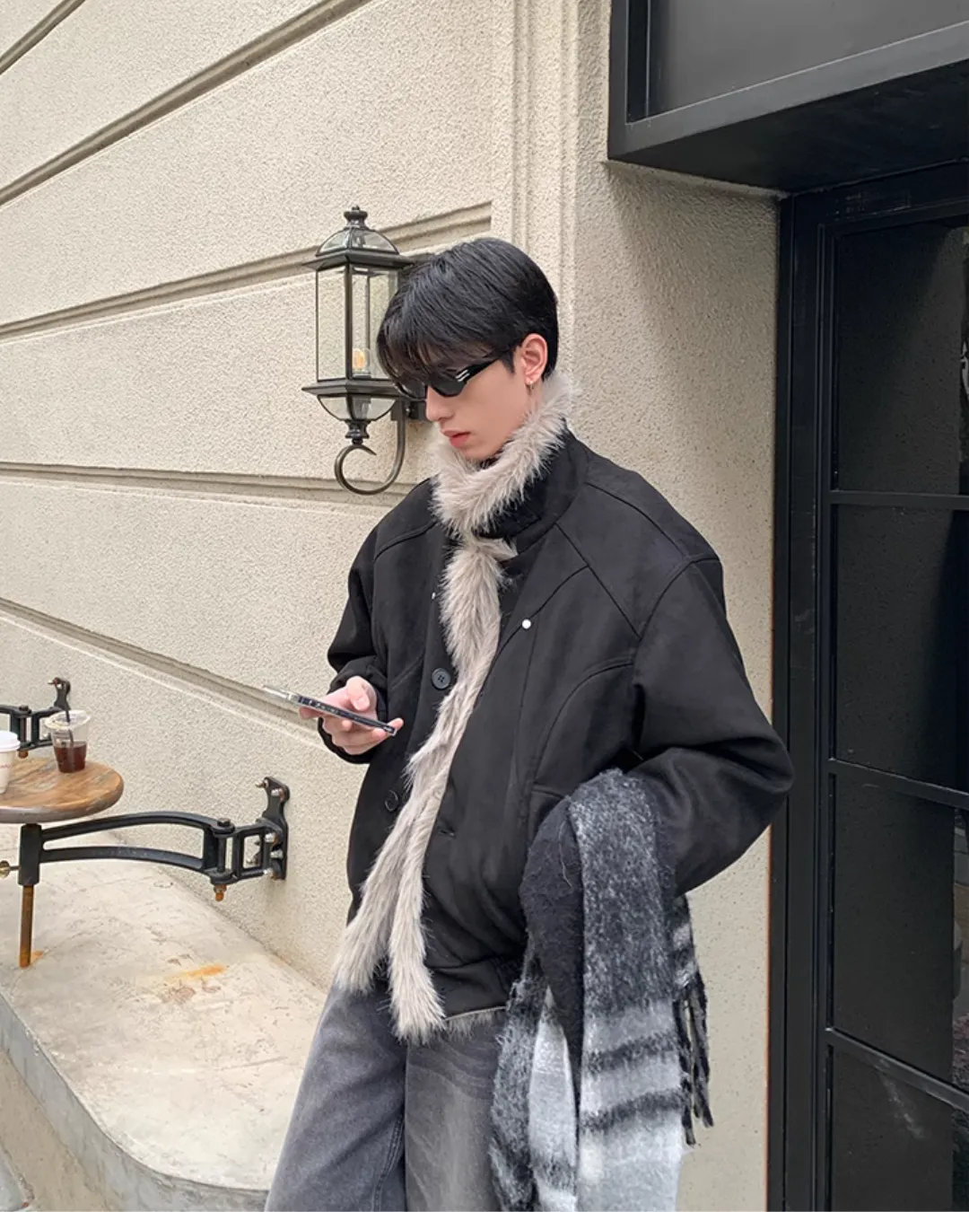 Vintage Fur Collar Jacket OYC0109