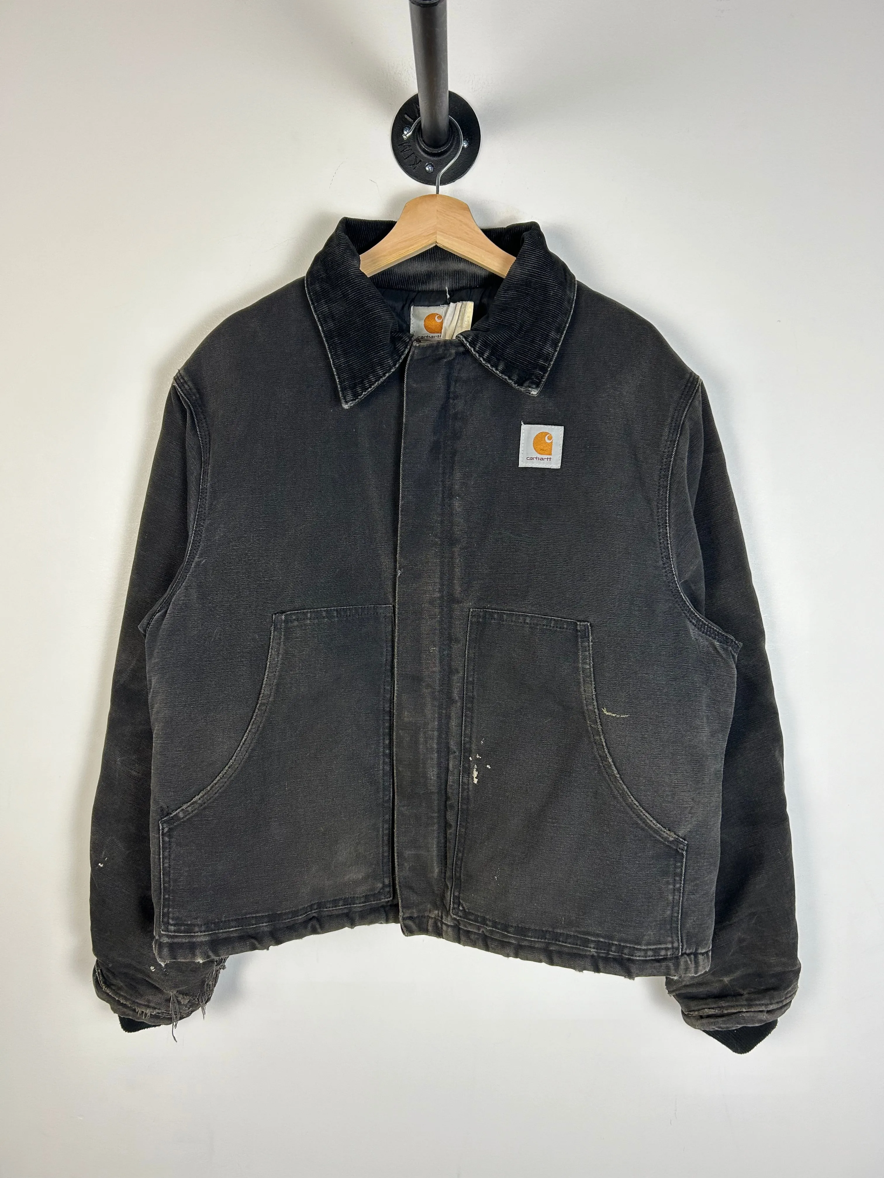 Vintage Y2K Carhartt Arctic Cropped Black Jacket