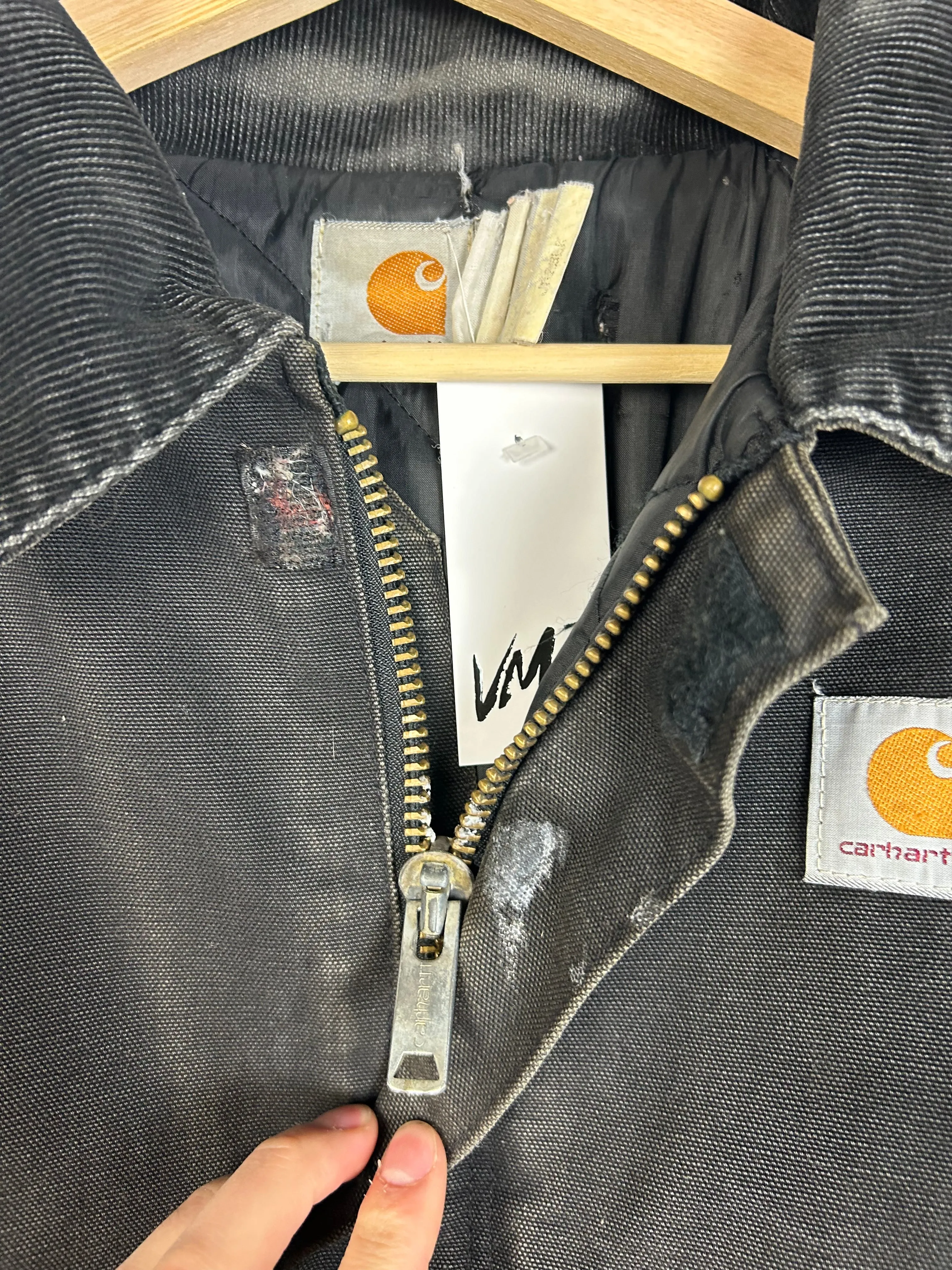 Vintage Y2K Carhartt Arctic Cropped Black Jacket