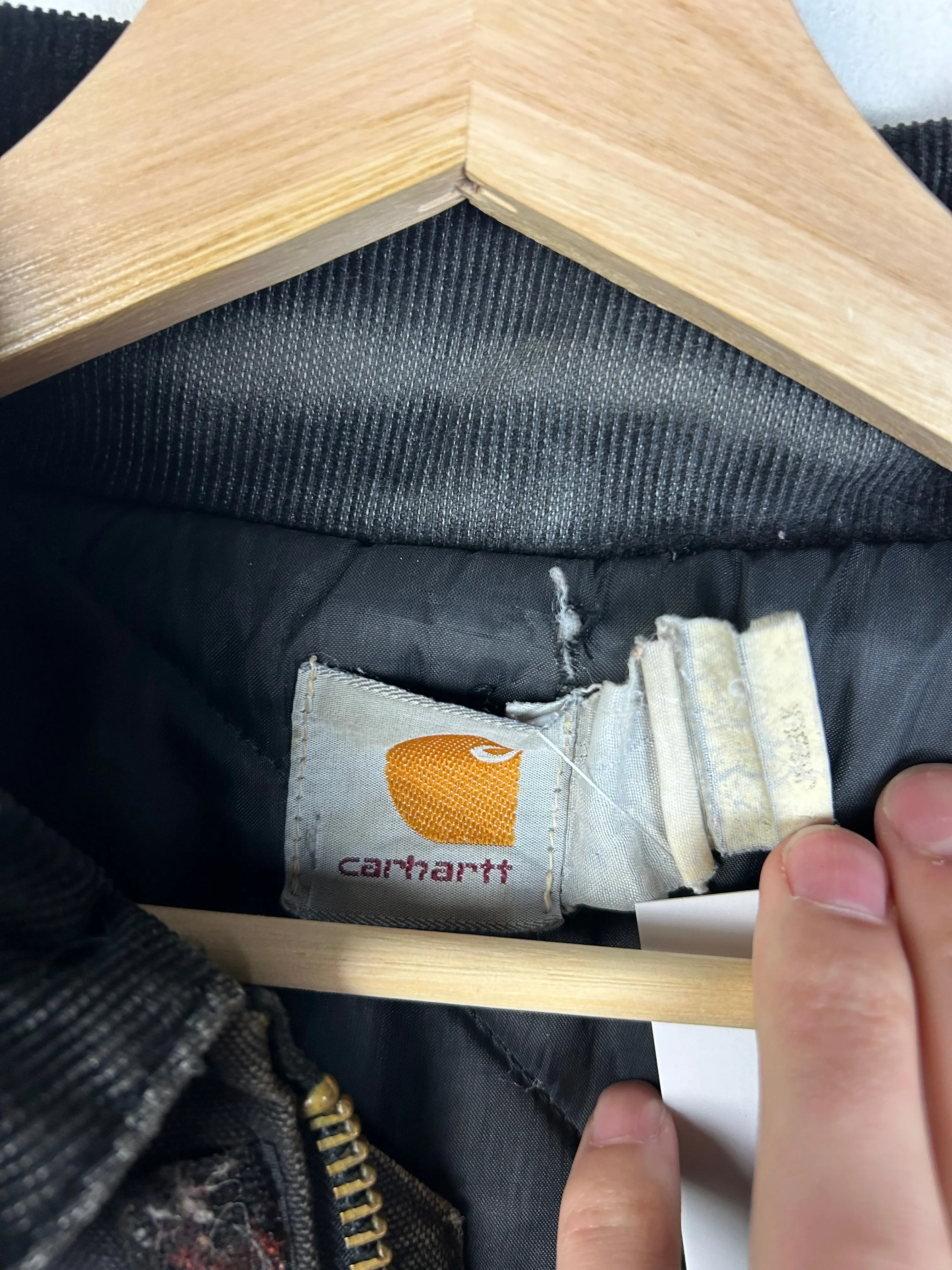 Vintage Y2K Carhartt Arctic Cropped Black Jacket