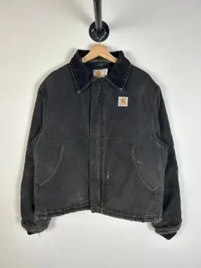 Vintage Y2K Carhartt Arctic Cropped Black Jacket