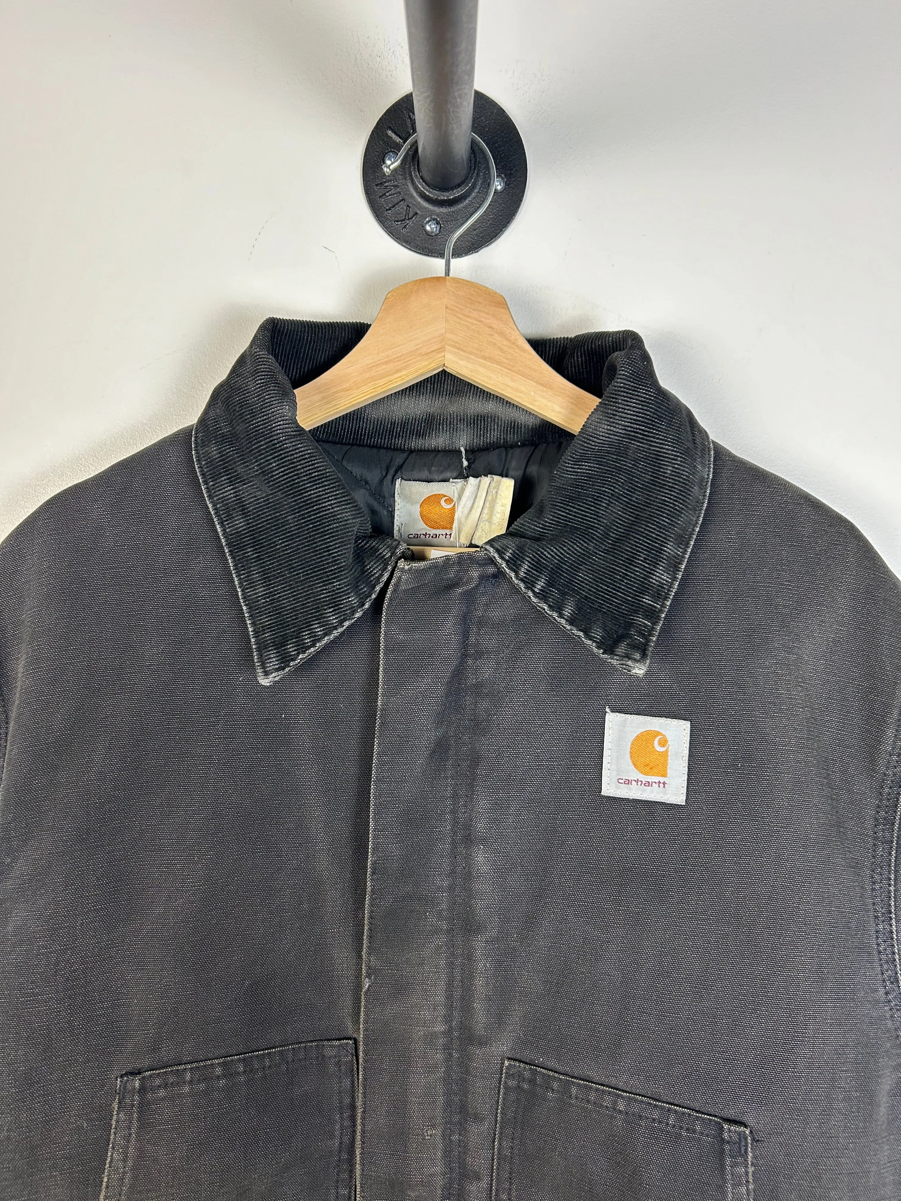 Vintage Y2K Carhartt Arctic Cropped Black Jacket