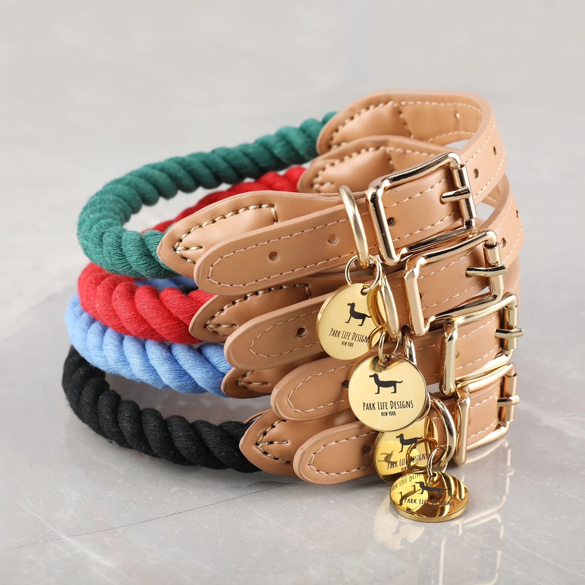 WANDER ROPE COLLAR GREEN