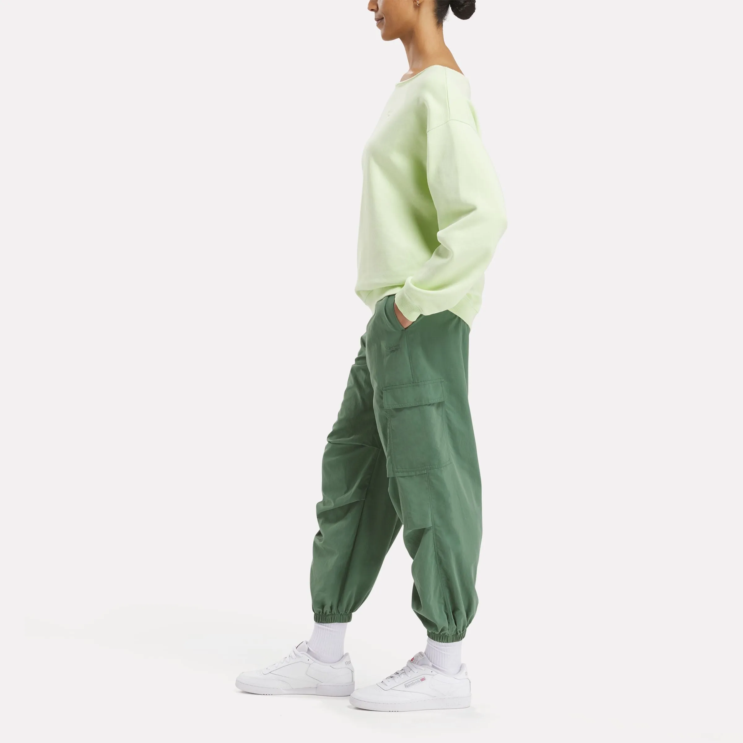 Wardrobe Essentials Cargo Pants Escape Green