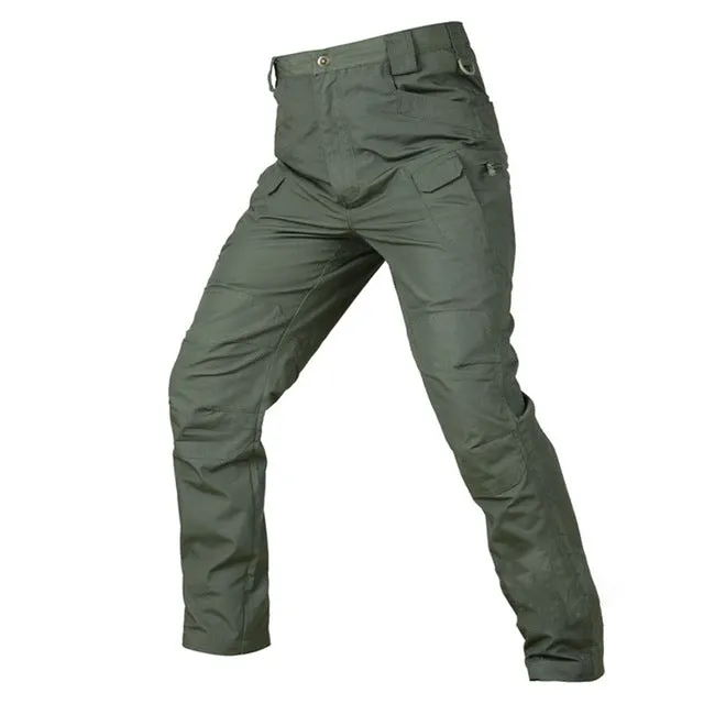 Waterproof Ripproof Men's Mid Waist Military Cargo Pants