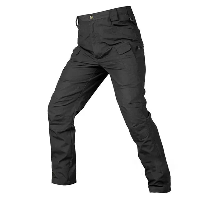 Waterproof Ripproof Men's Mid Waist Military Cargo Pants