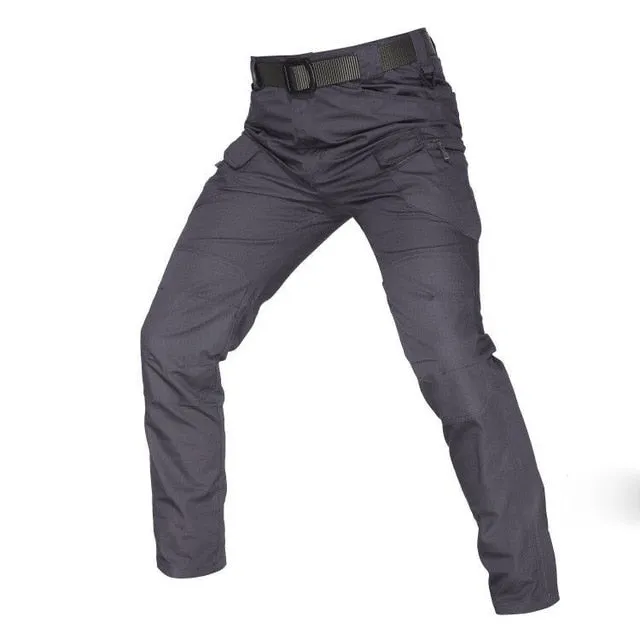 Waterproof Ripproof Men's Mid Waist Military Cargo Pants