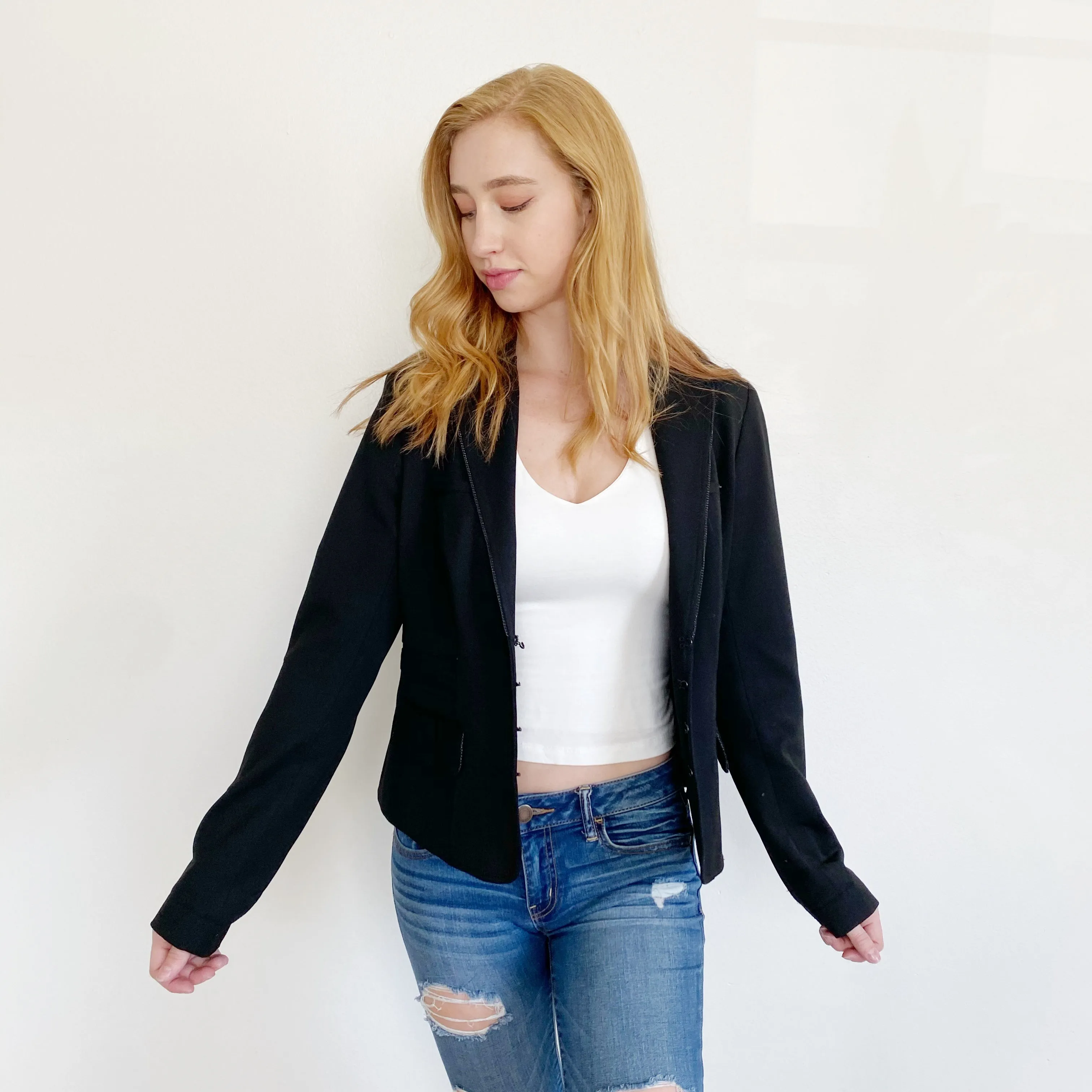 White House Black Market Blazer Suit Jacket 10