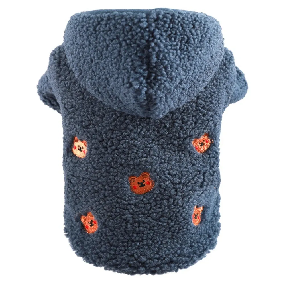 Winter Dog Cat Coat Winter Fleece Pet Clothes Hooded Coat Down Jacket Puppy Pet Clothing For Dogs Chihuahua Yorkie Pug Outfits