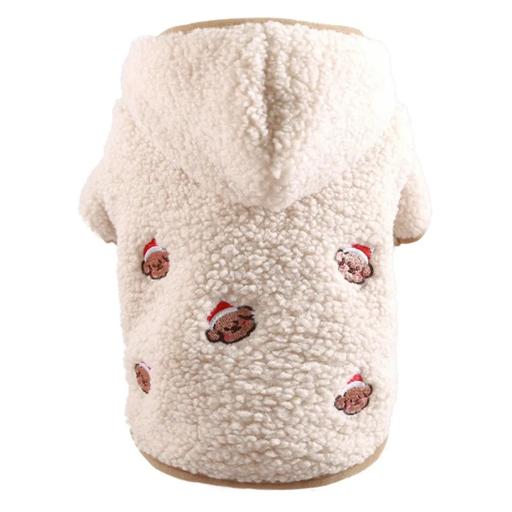 Winter Dog Cat Coat Winter Fleece Pet Clothes Hooded Coat Down Jacket Puppy Pet Clothing For Dogs Chihuahua Yorkie Pug Outfits