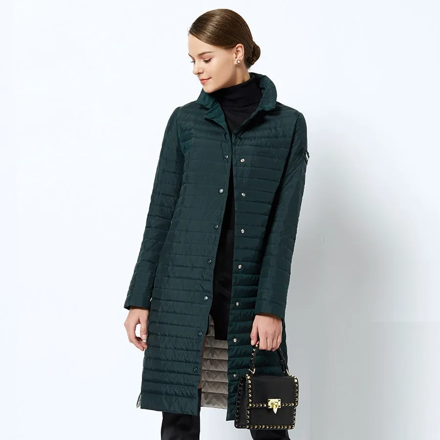 Women's Winter Windproof Cotton Padded Parka