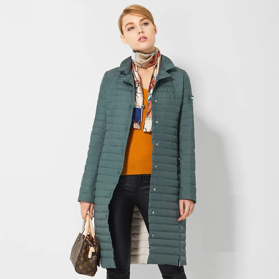 Women's Winter Windproof Cotton Padded Parka
