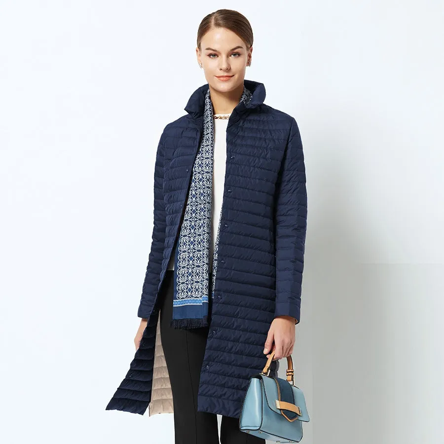 Women's Winter Windproof Cotton Padded Parka