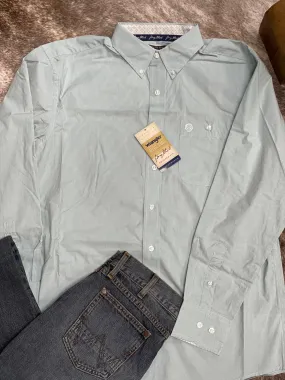 Wrangler® George Strait Collection Long Sleeve Shirt - green