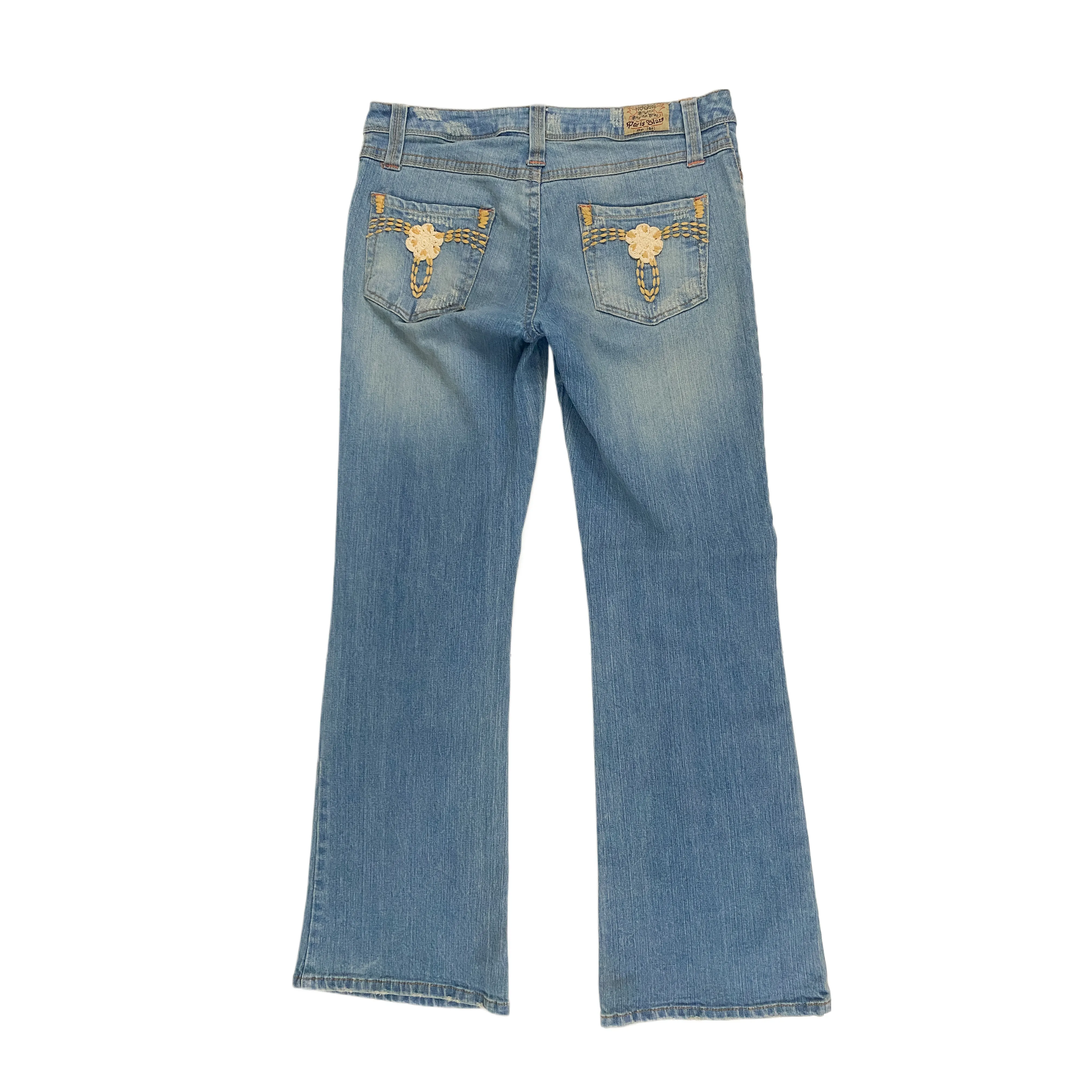 Y2K Mid-Rise Boho Flares (M)